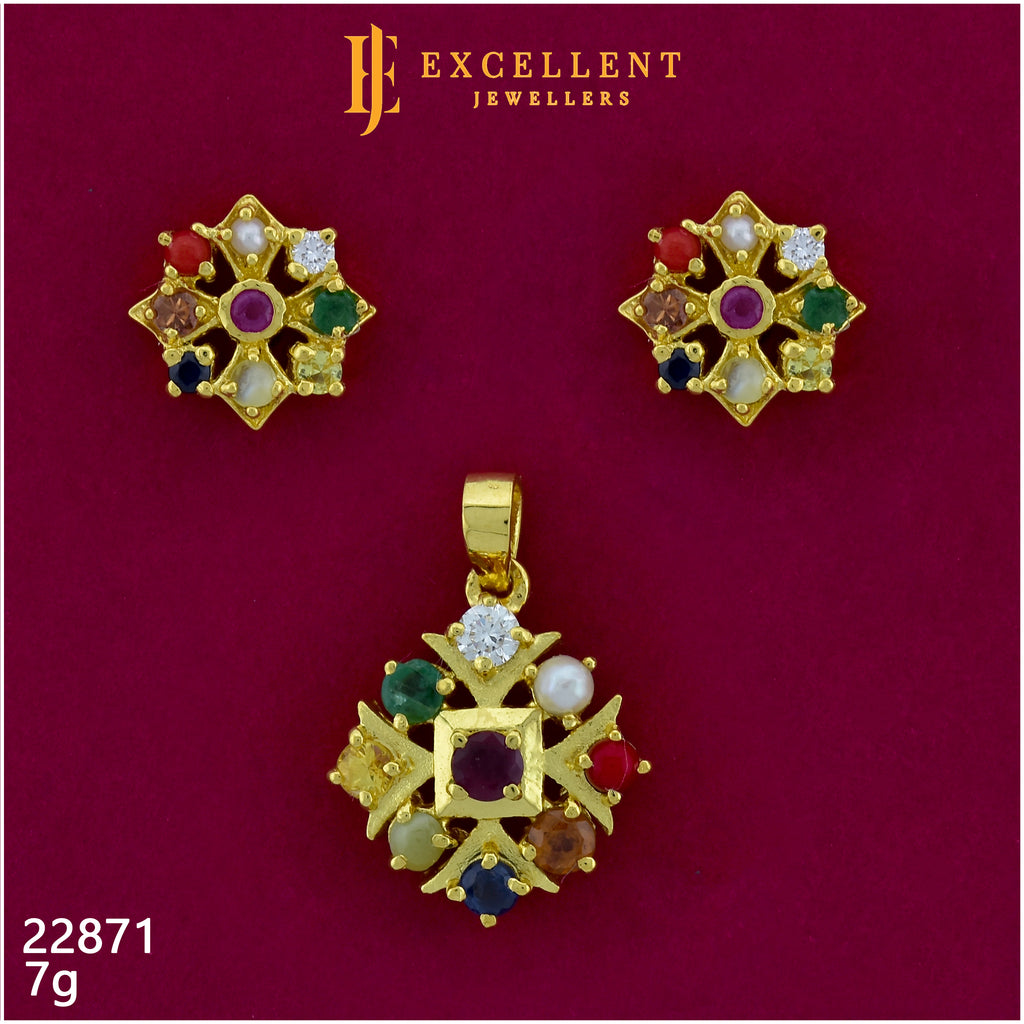 Pendant With Earring - 019