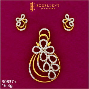 Pendant With Earring - 034