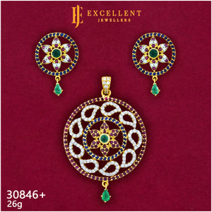 Pendant with Earring - 001