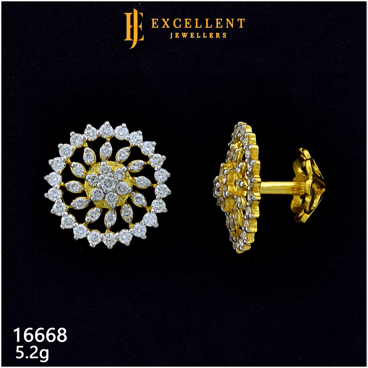 Diamond Earrings - 010 – Excellent Jewellers