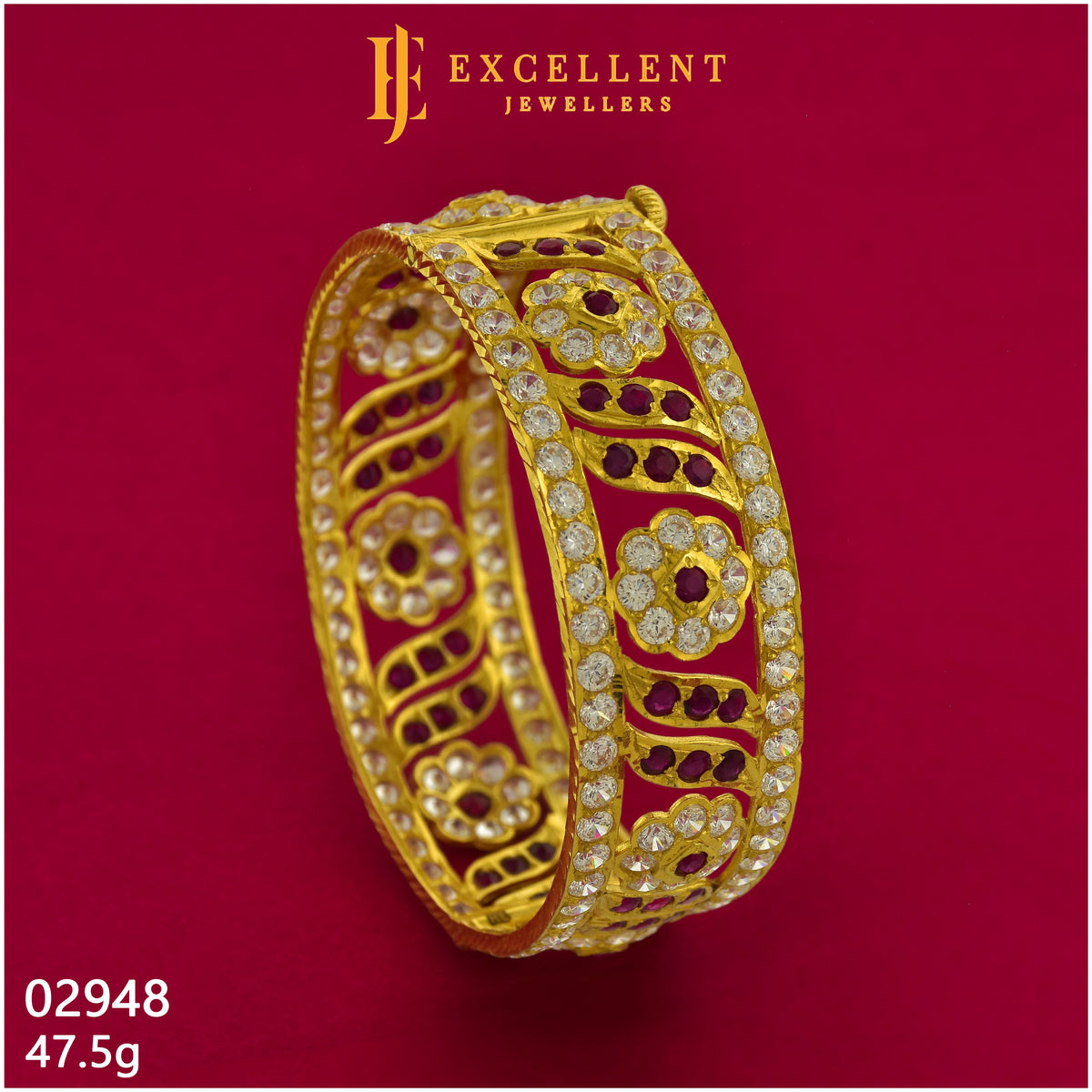 Bangles Stone - 016 – Excellent Jewellers