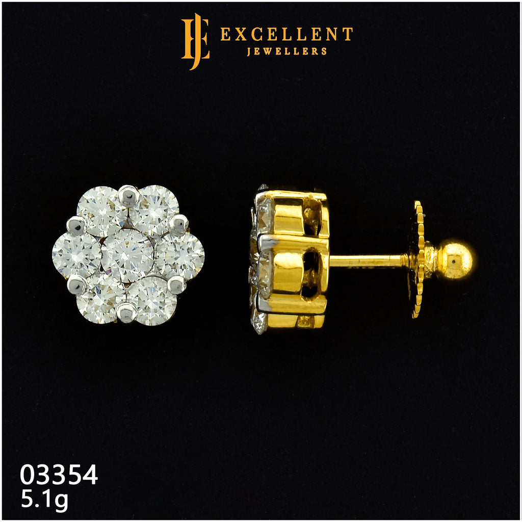 Diamond Earrings - 017