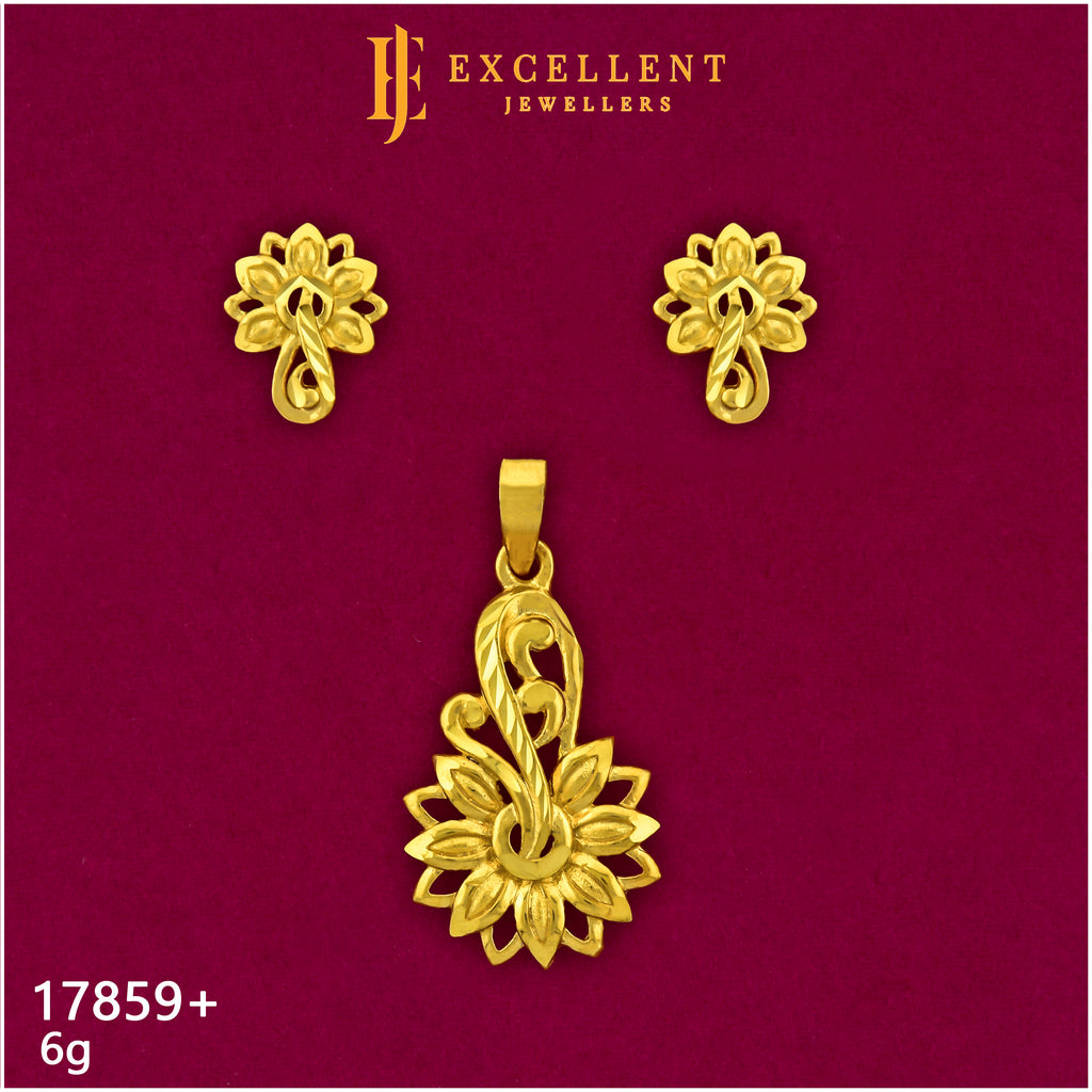 Pendant With Earring - 004