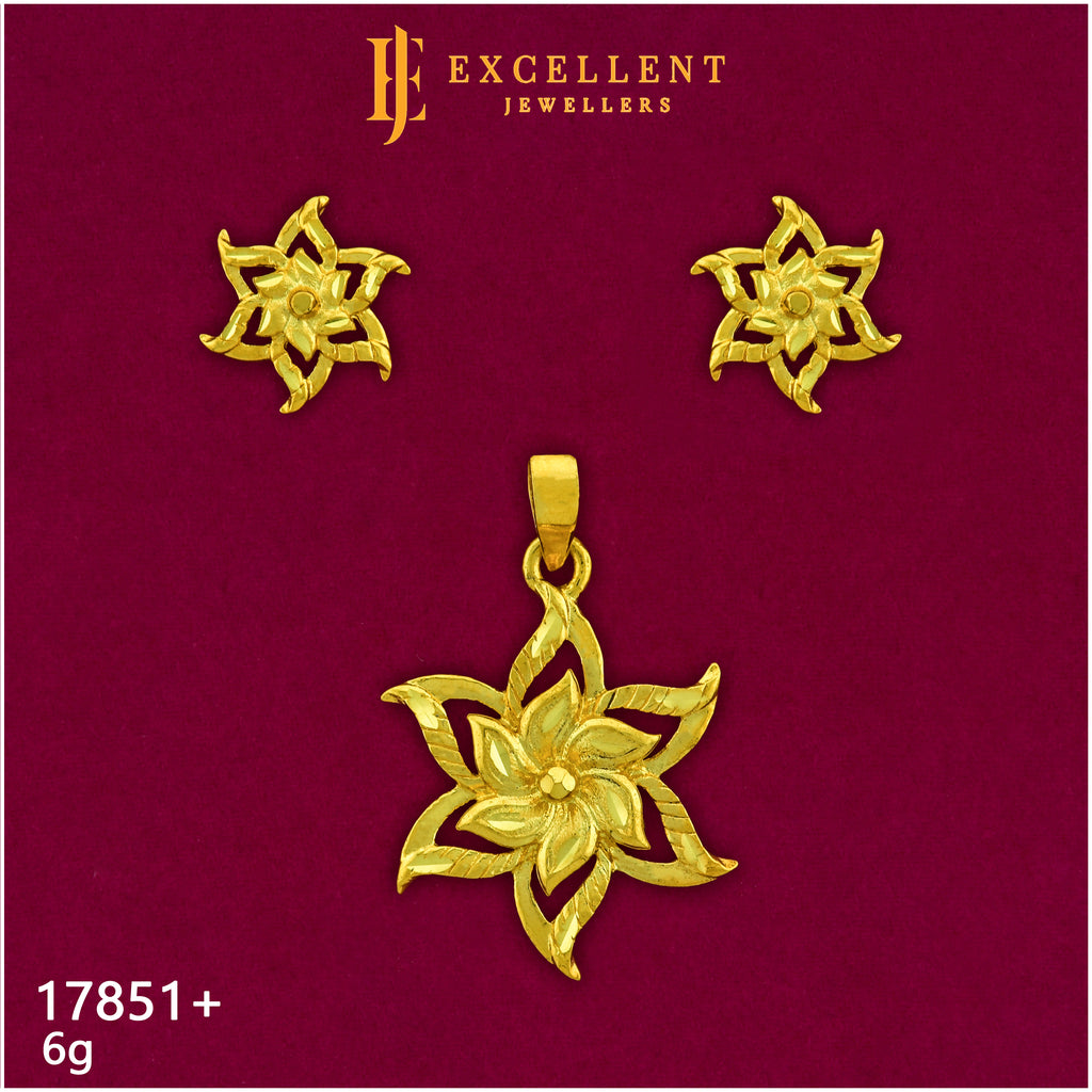 Pendant With Earring - 005