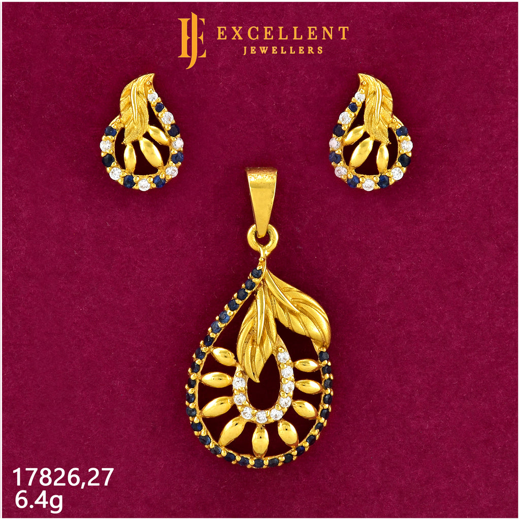 Pendant With Earring - 007