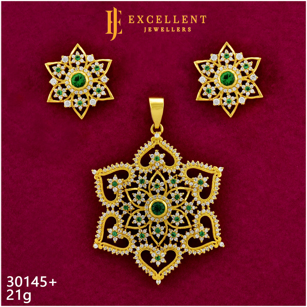 Pendant With Earring - 010