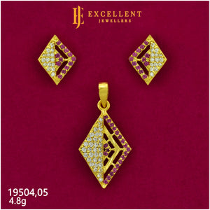 Pendant With Earring - 012