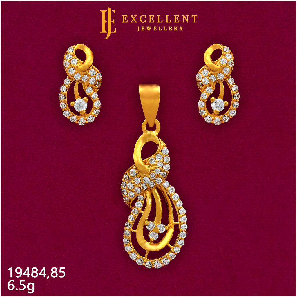 Pendant With Earring - 014