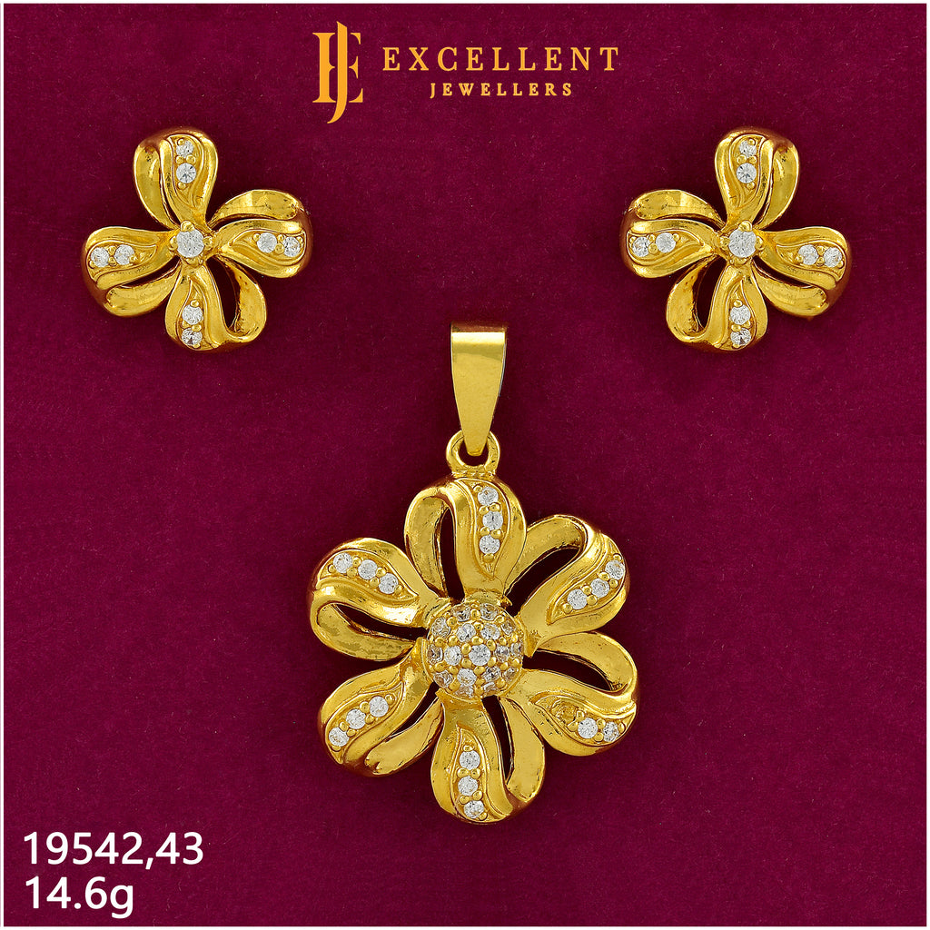 Pendant With Earring - 016