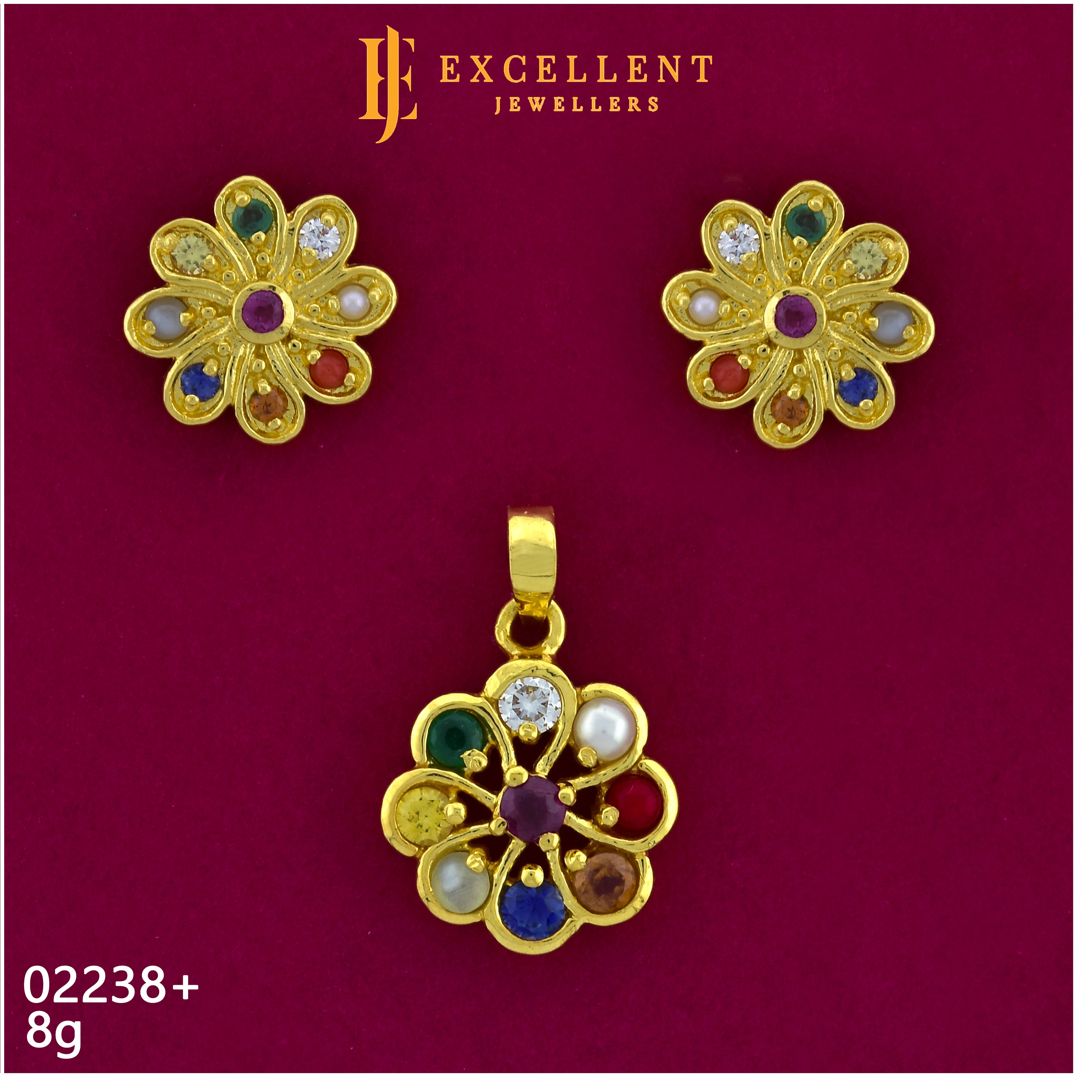 Pendant With Earring - 018