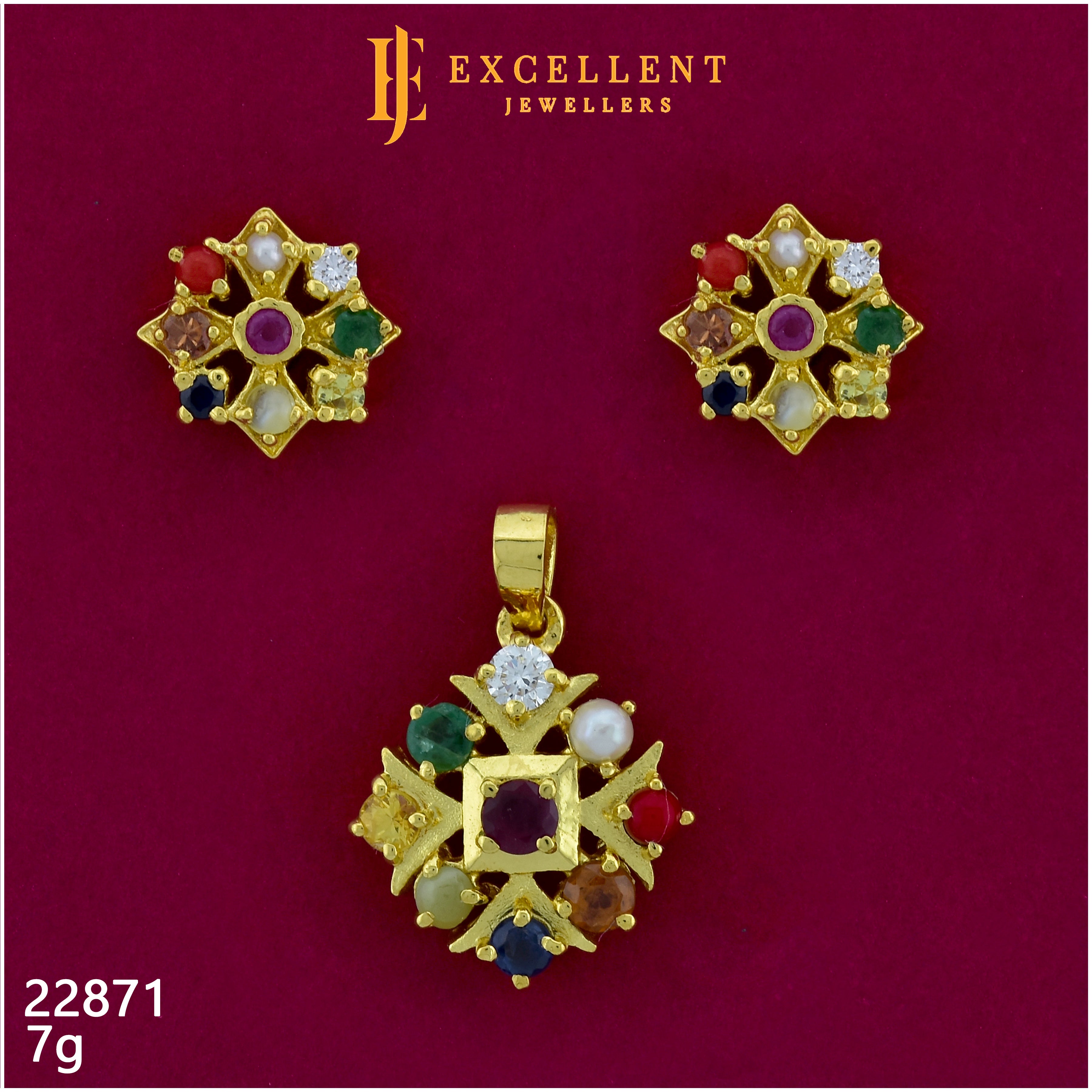 Pendant With Earring - 019
