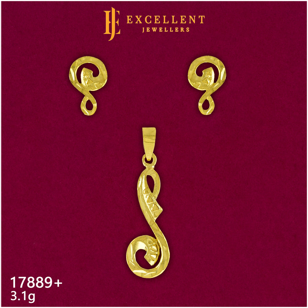 Pendant With Earring - 021
