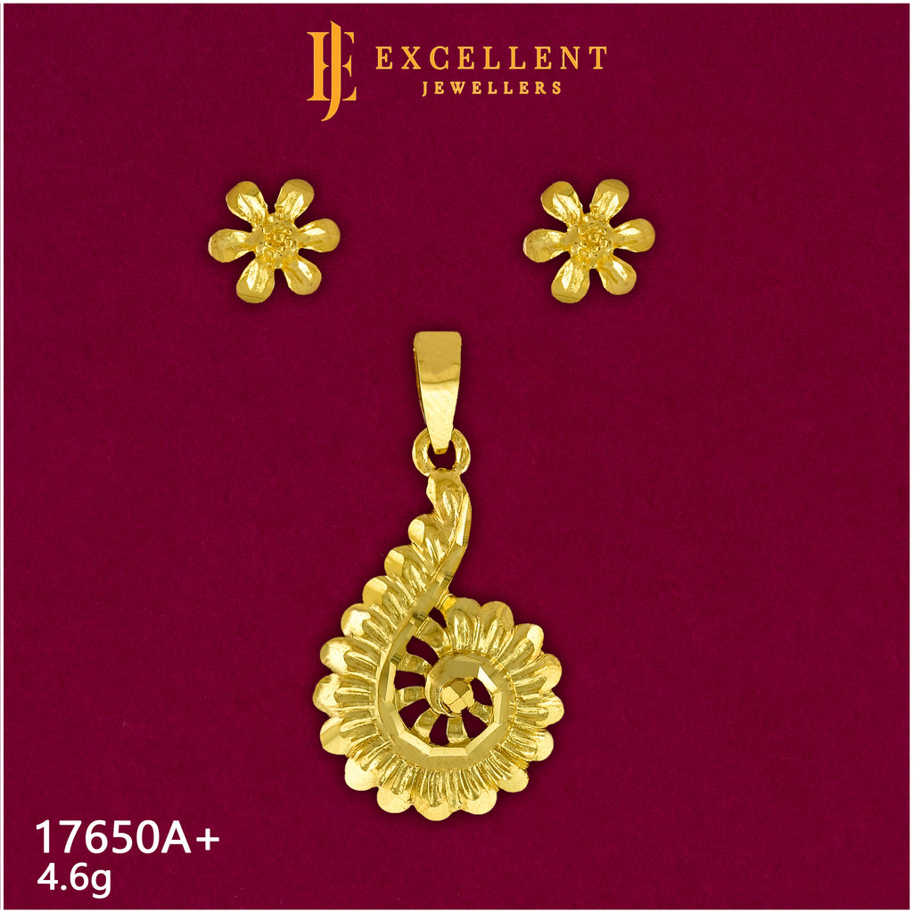 Pendant With Earring - 022