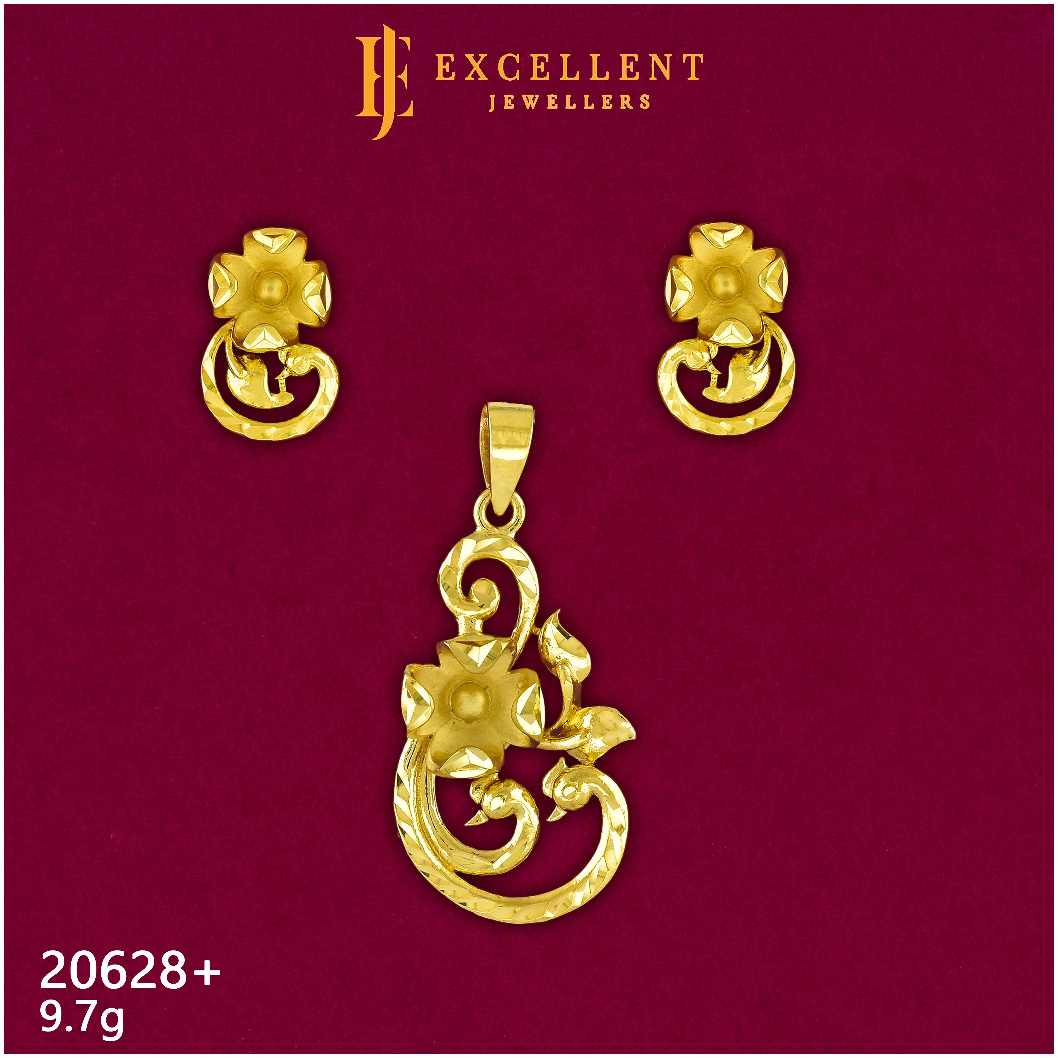 Pendant With Earring - 026