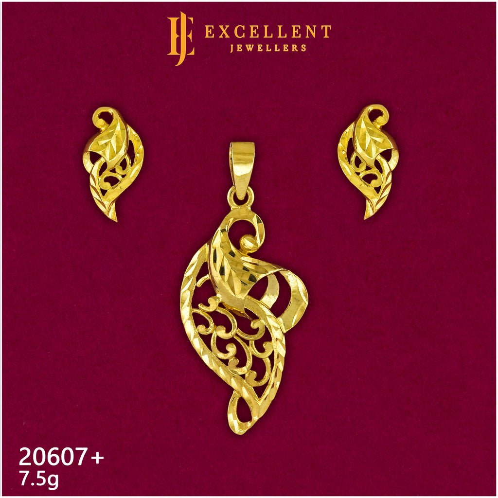 Pendant With Earring - 027
