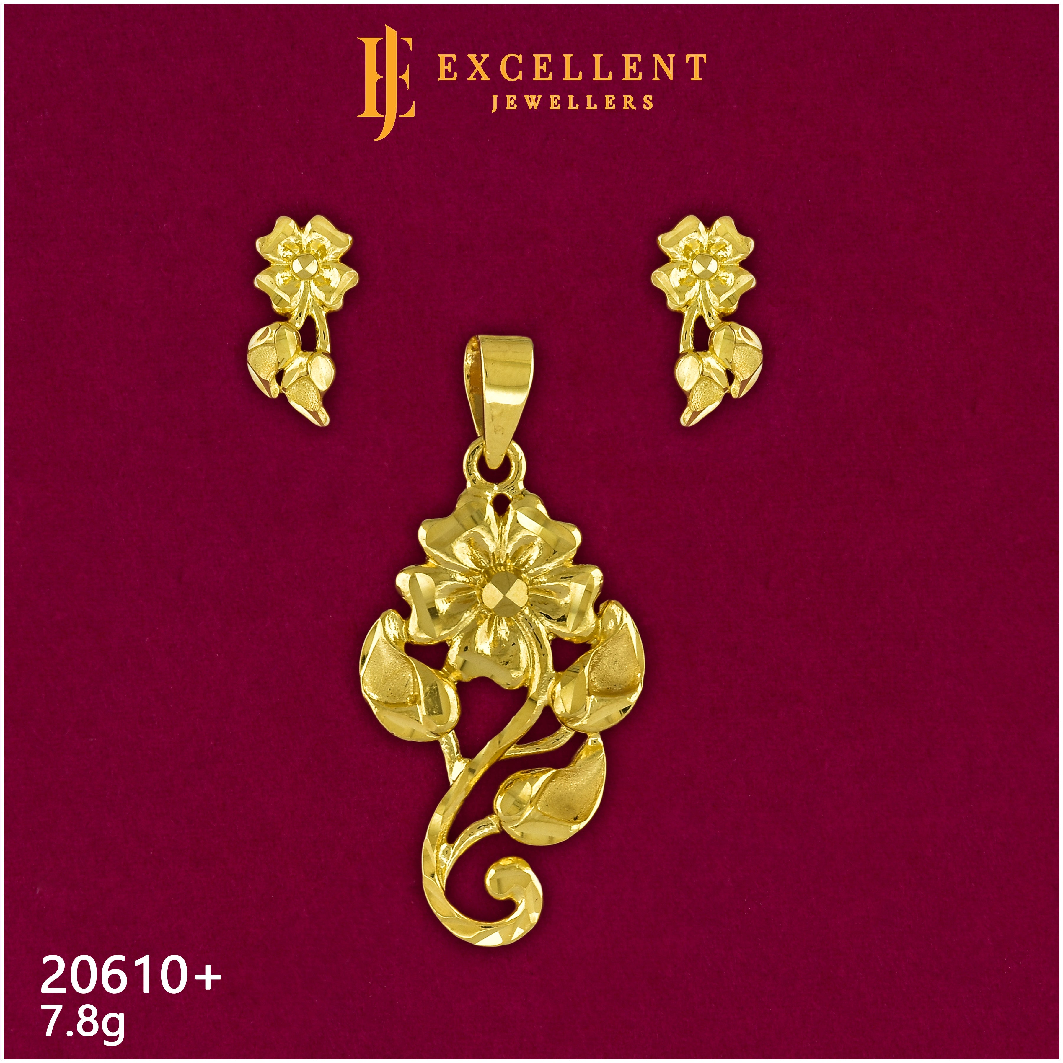 Pendant With Earring - 029