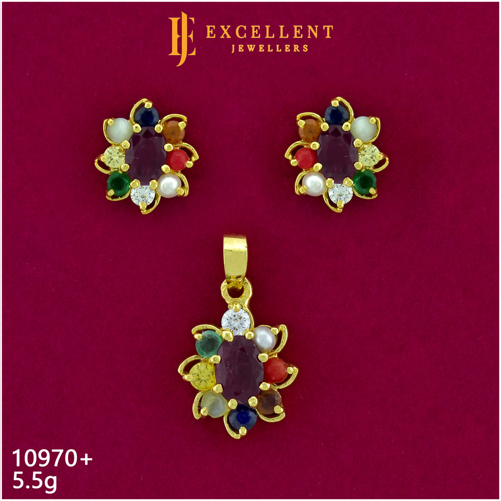 Pendant With Earring - 020