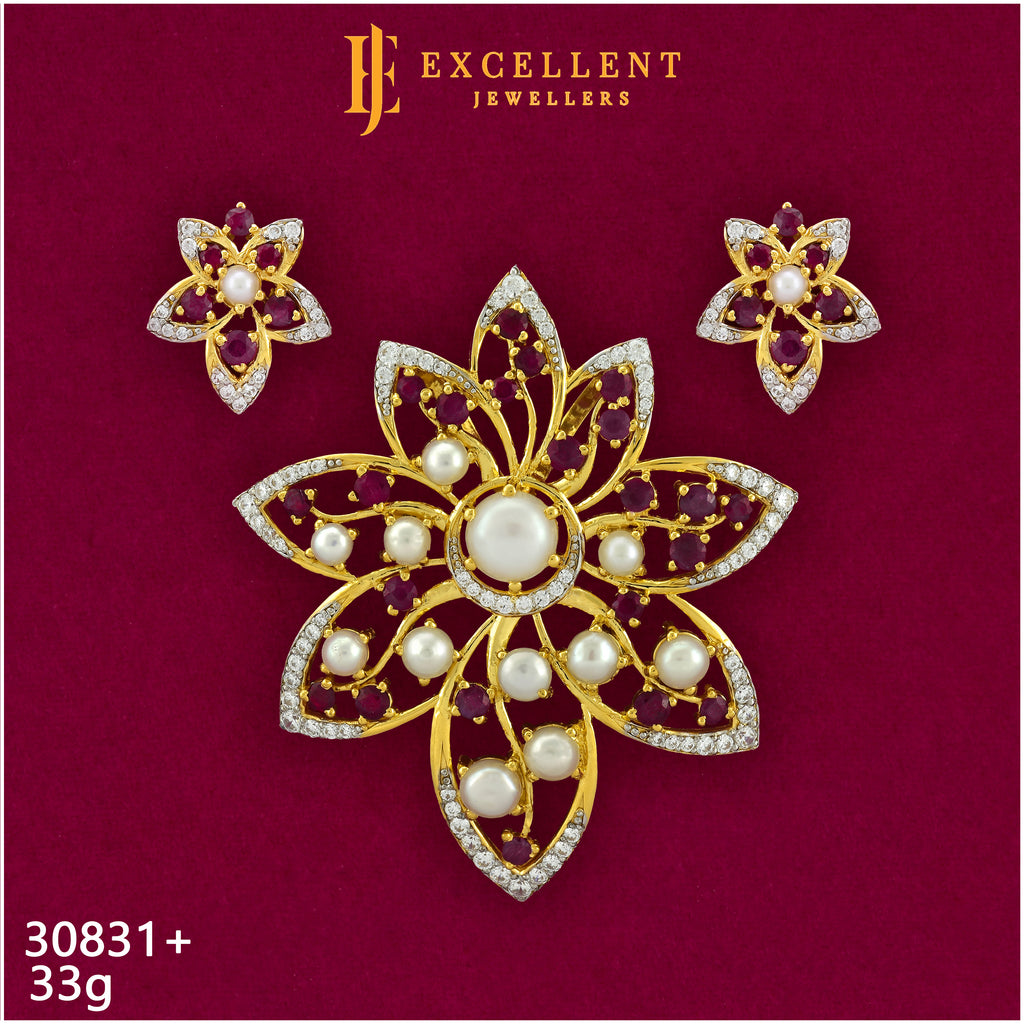 Pendant With Earring - 031