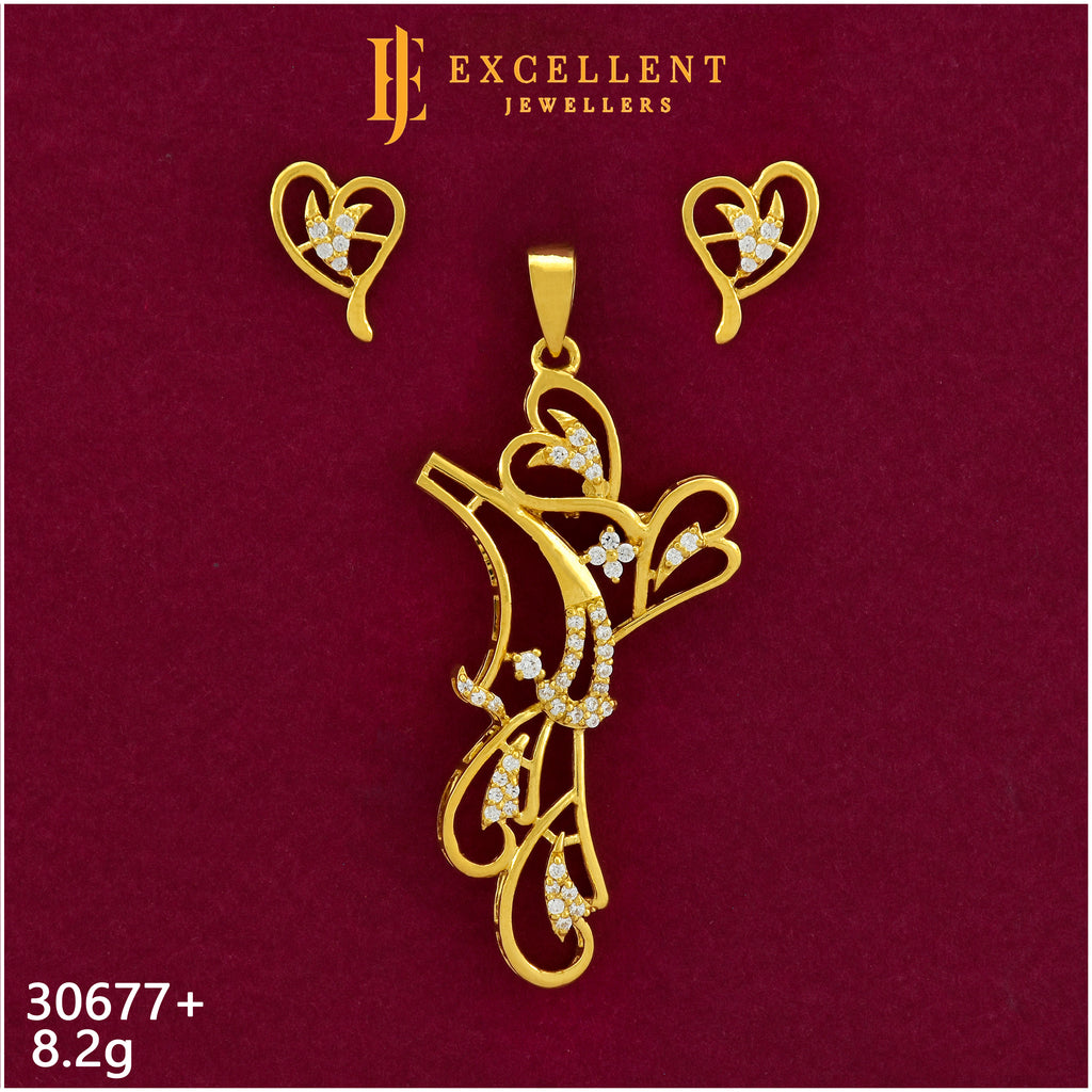 Pendant With Earring - 032