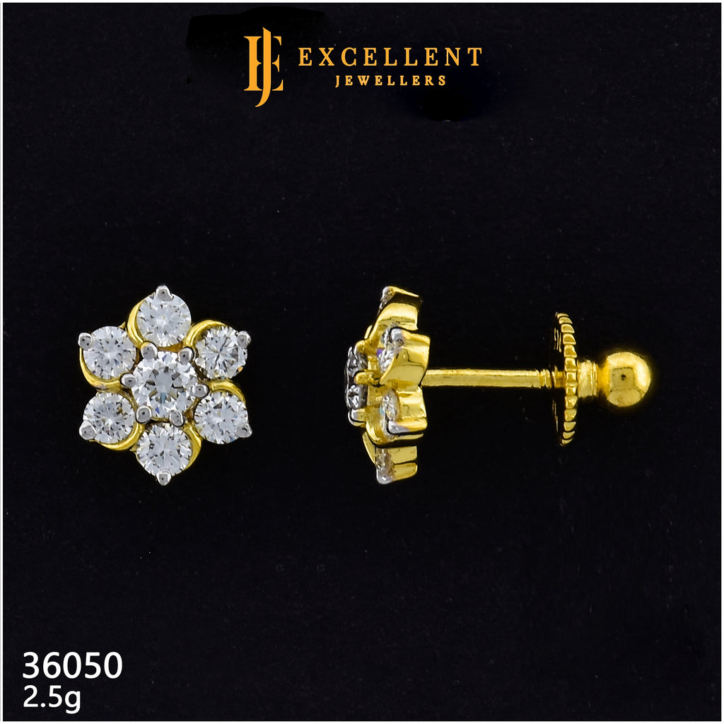 Diamond Earrings - 025