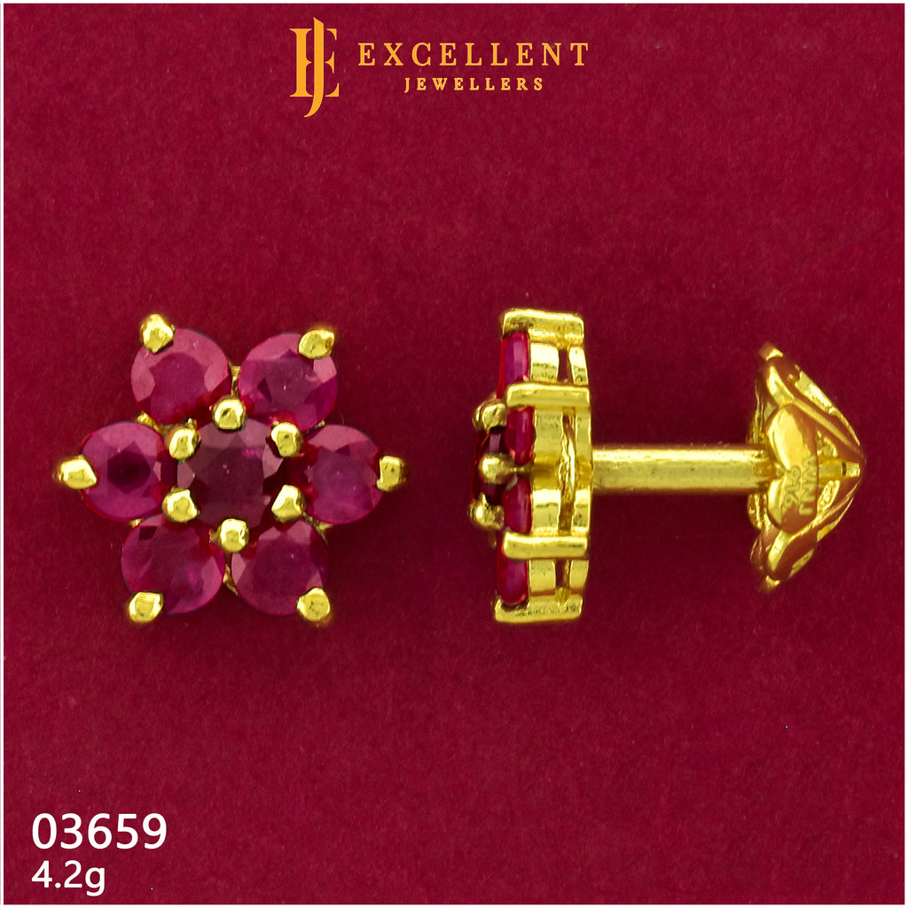 Earrings Stone - 056