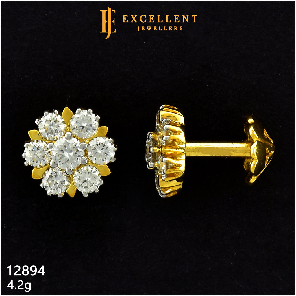 Diamond Earrings - 013